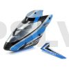 BLH3318A  	 Blade Nano CP X Complete Blue Canopy w/Vertical Fin 
